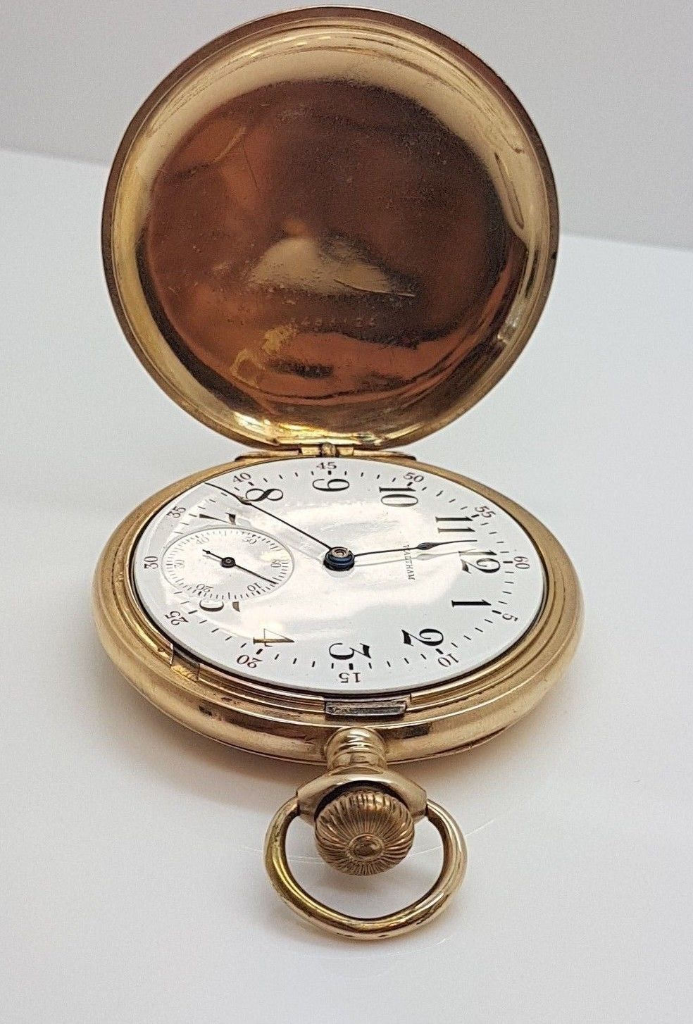 elgin pocket watch serial number location