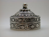 Vintage Hand Made & Intricately Designed Medical Silver Box Collectable 22.9g