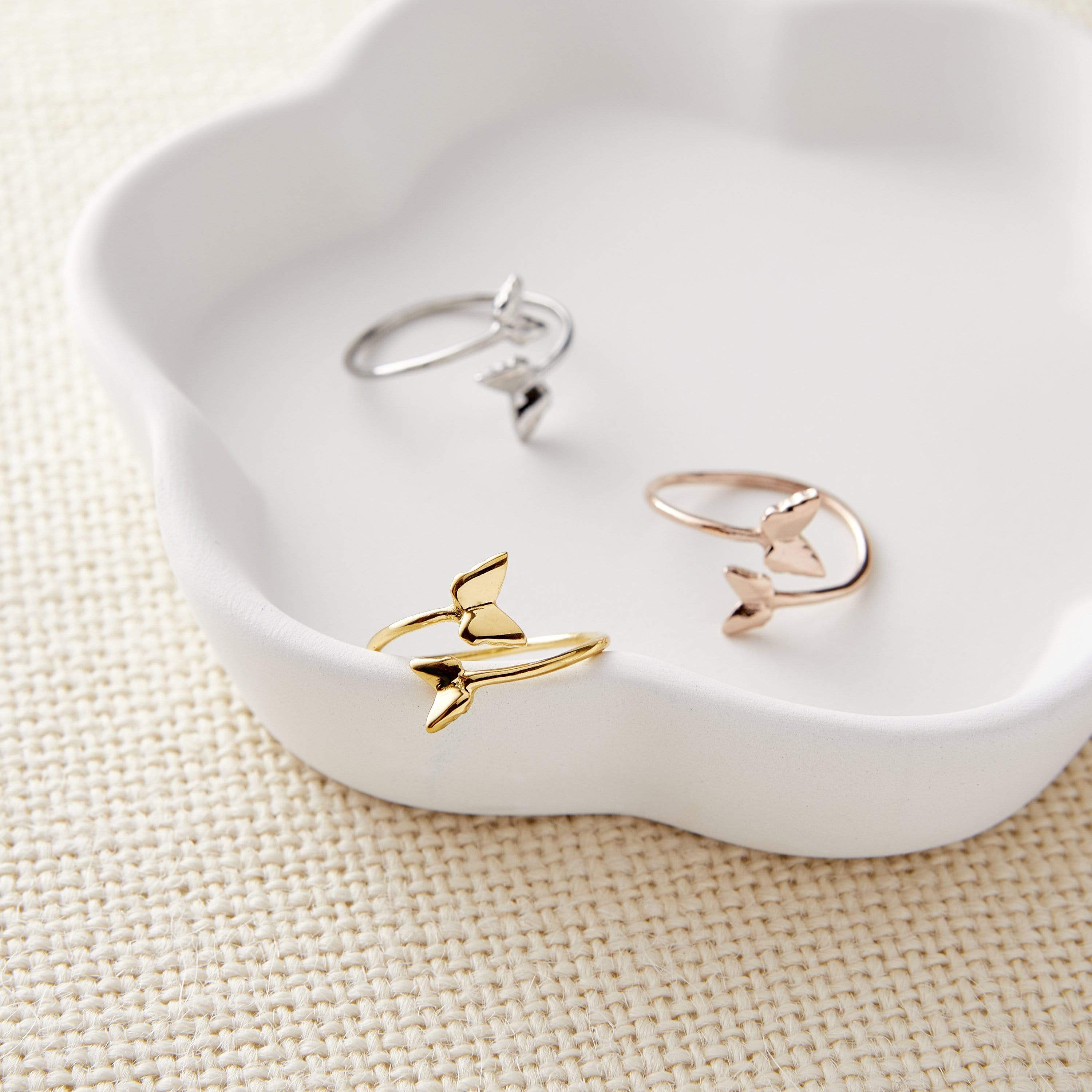 Floating Butterfly Ring