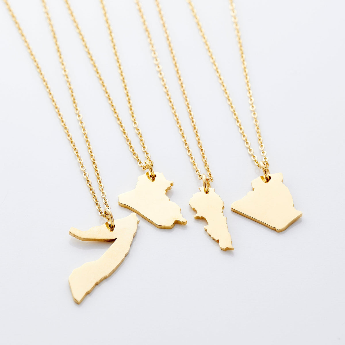 Country Map Necklace | Women