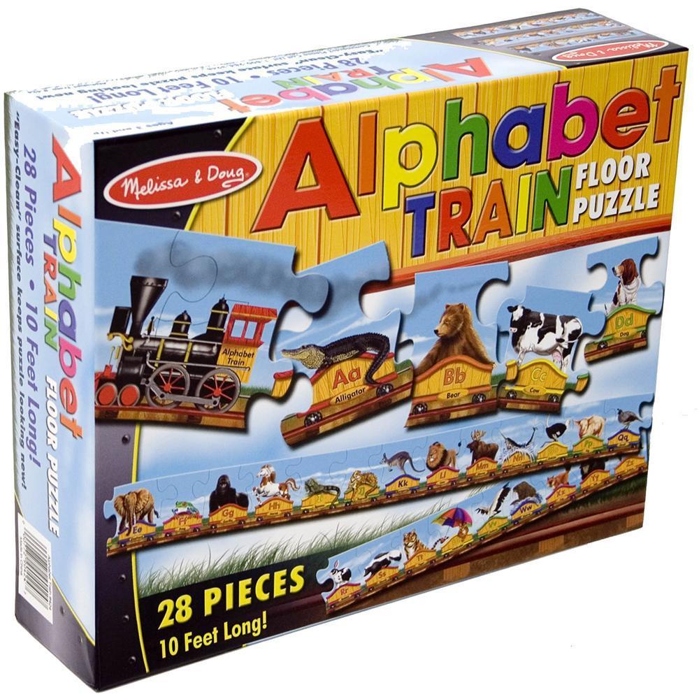 melissa and doug alphabet train puzzle