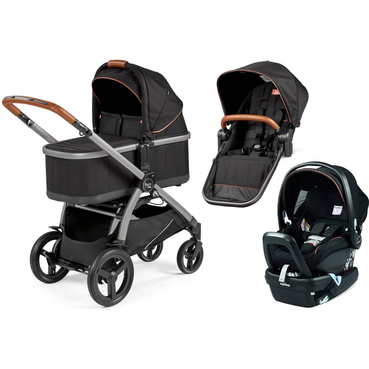 infant and toddler stroller travel system