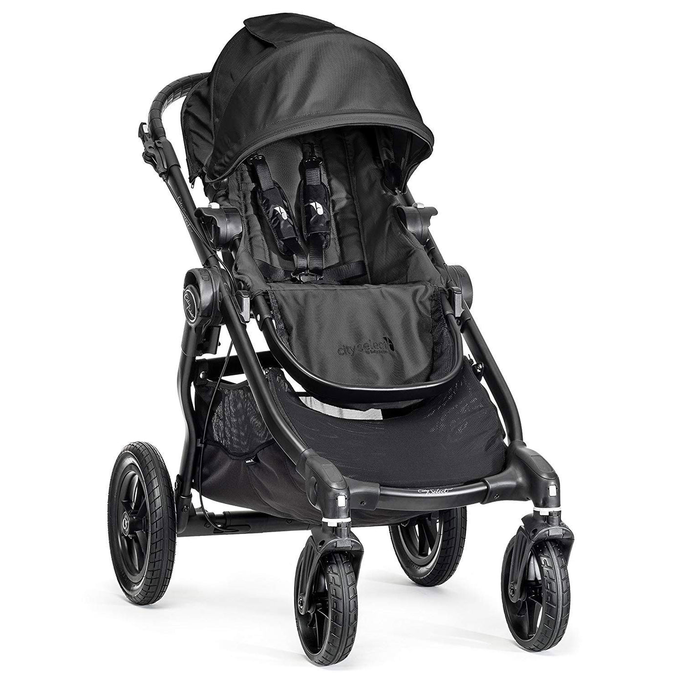 baby jogger city select second seat black frame