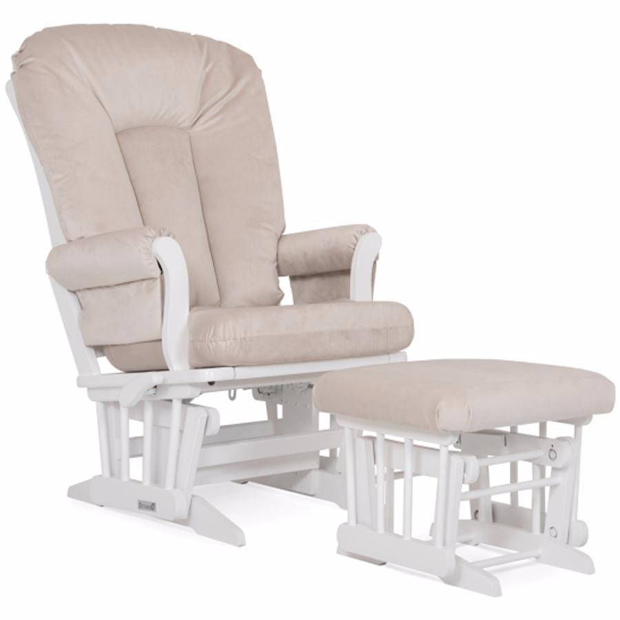 dutailier sleigh glider and ottoman set