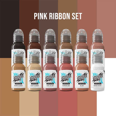 Pink Ribbon Ink Series, World Famous Tattoo Ink 1 oz