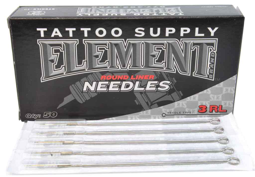 035mm long taper RL tattoo needle