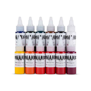 Dynamic Tattoo Ink Ocean Color Set - 1 oz Bottles