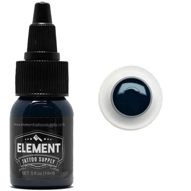 Element Tattoo Supply - Black and White Tattoo Ink Set - Nighthawk Black - White Tattoo Ink - Outlining - Highlighting - Mixing - 4oz Bottle