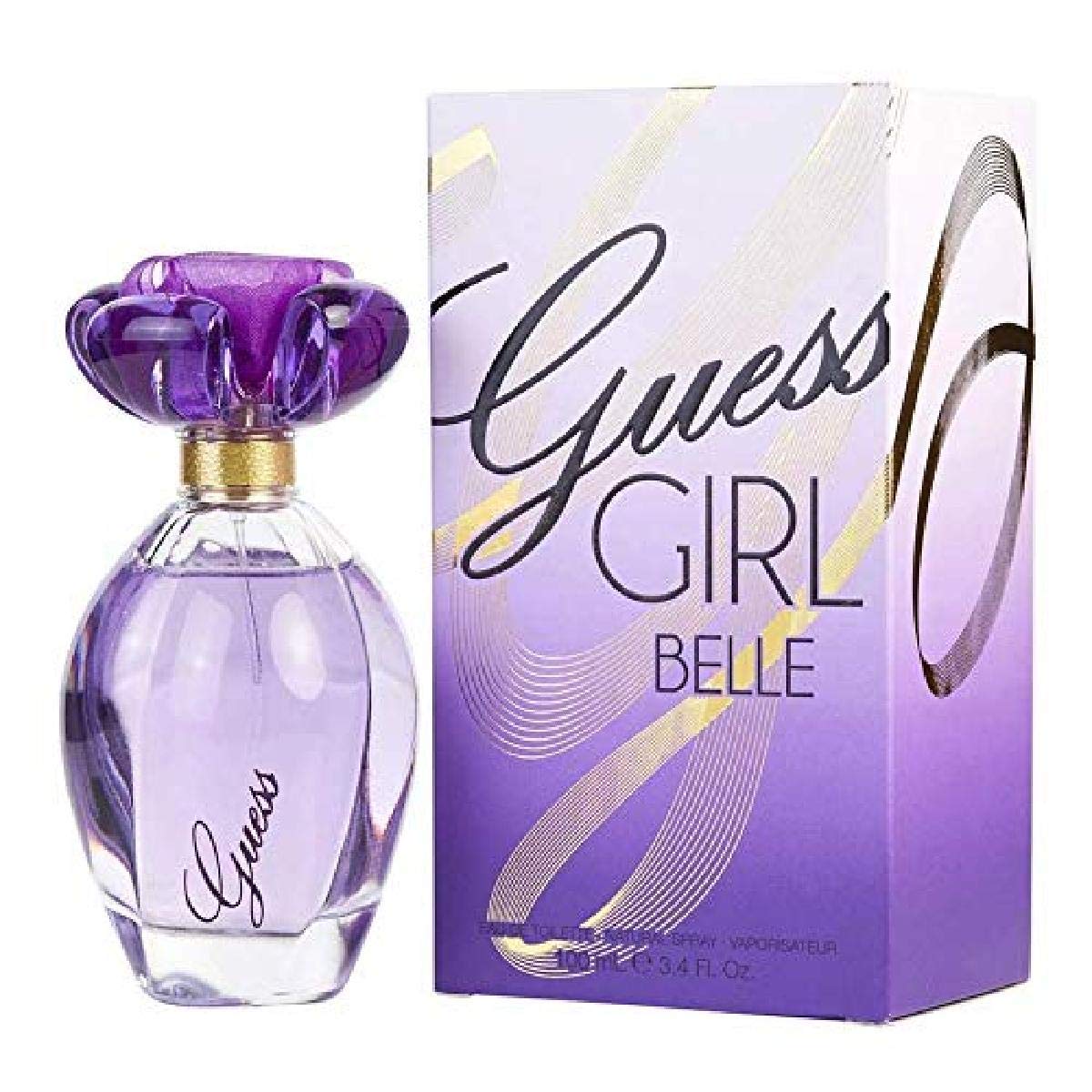 guess perfume purple bottle