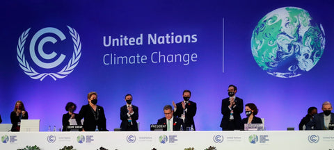 World leaders gathering at the UN IPCC conference in Glasgow, Scotland.