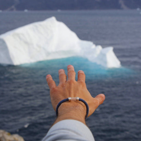 Photo of hand wearing Arctic Legend Bracelet