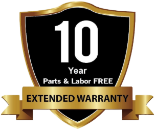 10 Year Extended Warranty Badge | Dynasty Mattress