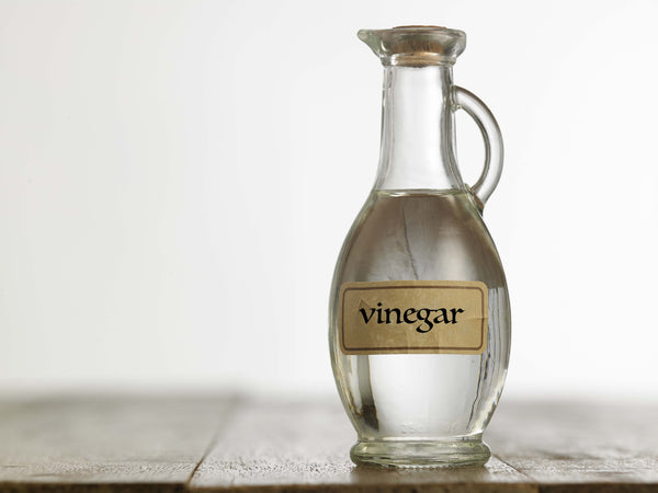 glass of vinegar