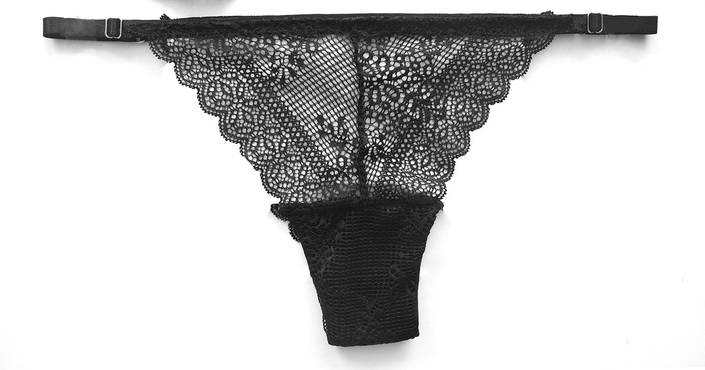 black lace panty