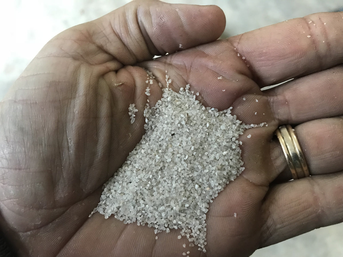 silica sand