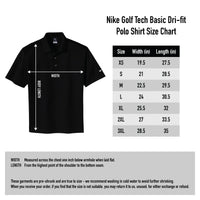 nike golf shirt size chart