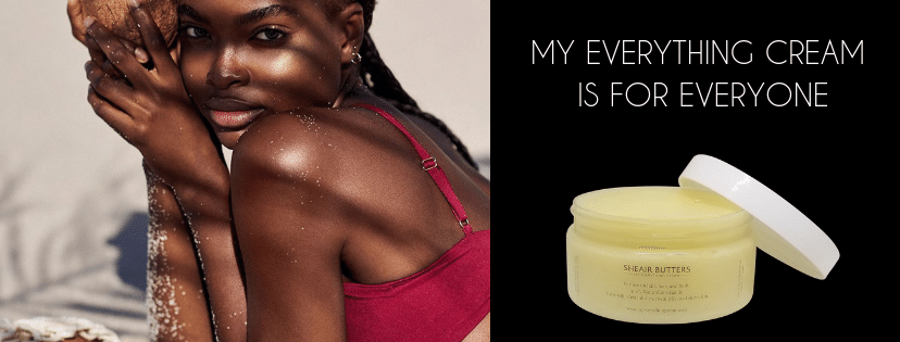 SHEA BUTTER IS FOR WHITE SKIN TOO