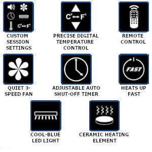 Arizer V Tower Features Settings