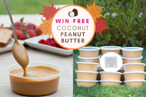 Back-to-School Giveaway Coconut Peanut Butter promo - Aloha Spreads