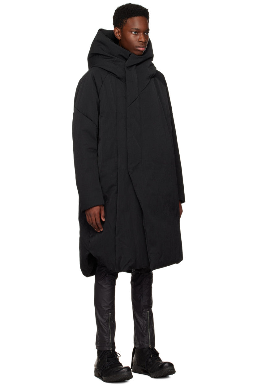 JULIUS DIVIDED HOODED COAT Black 2019FW - トレンチコート