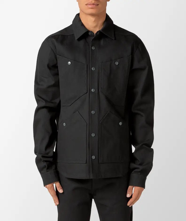 RICK OWENS DRKSHDW DENIM JACKET SHIRT JACKET