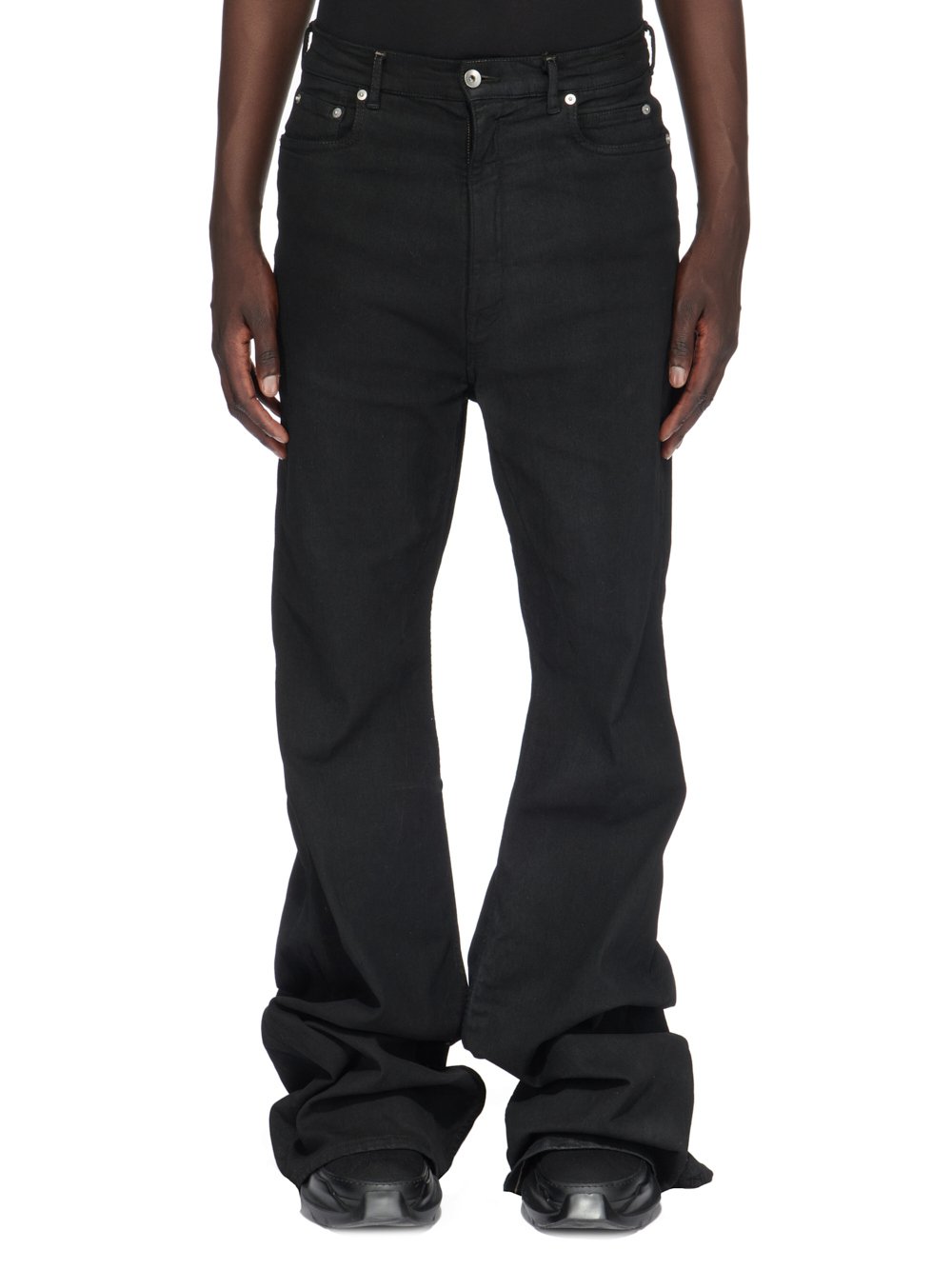 rick owens drkshdw bolan bootcut jeans-