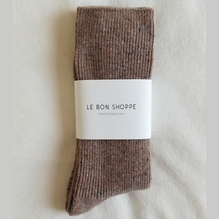 Aan het water Deens Boost Le Bon Shoppe Snow Socks Mauve– homebylily