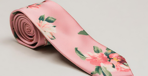 silk Floral Tie for men