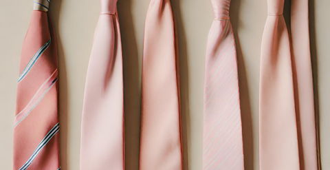 Men's Pink Tie