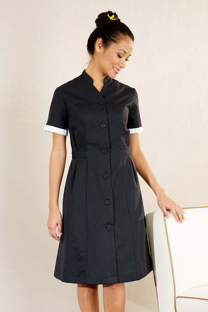 Orchid Housekeeping Dress Black – Hotel Uniform Shop