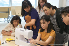 Beary Naise sewing corporate workshop