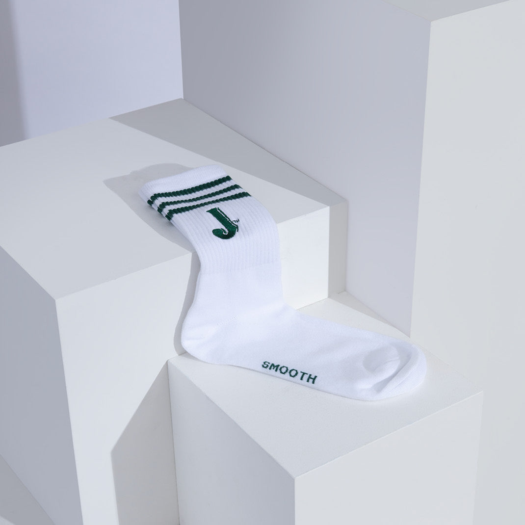 Jameson White Tube Socks