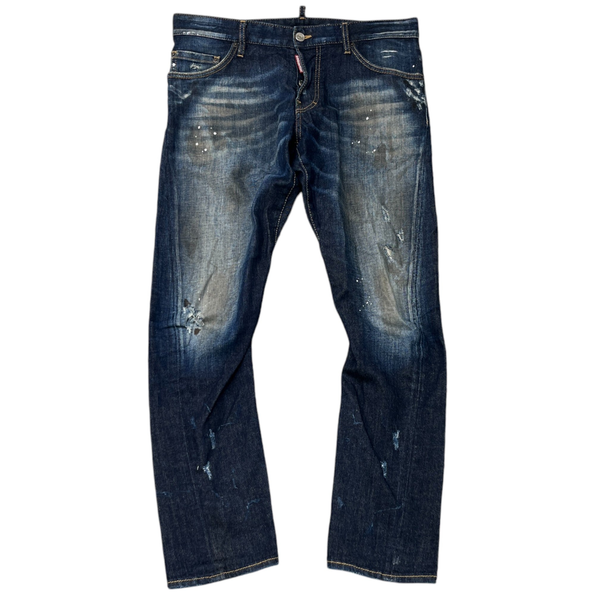 image of Men's Distressed Jeans Blue Size IT 48 / UK 32