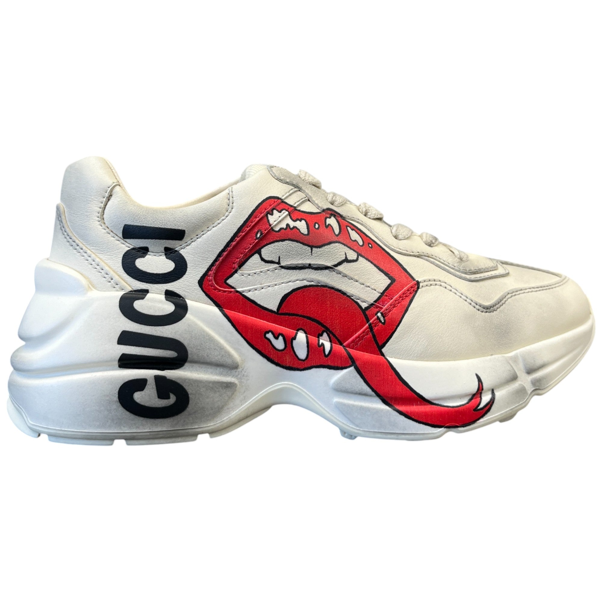 image of Women's Rhyton Mouth Low Trainers Cream Size EU 34.5 / UK 1.5