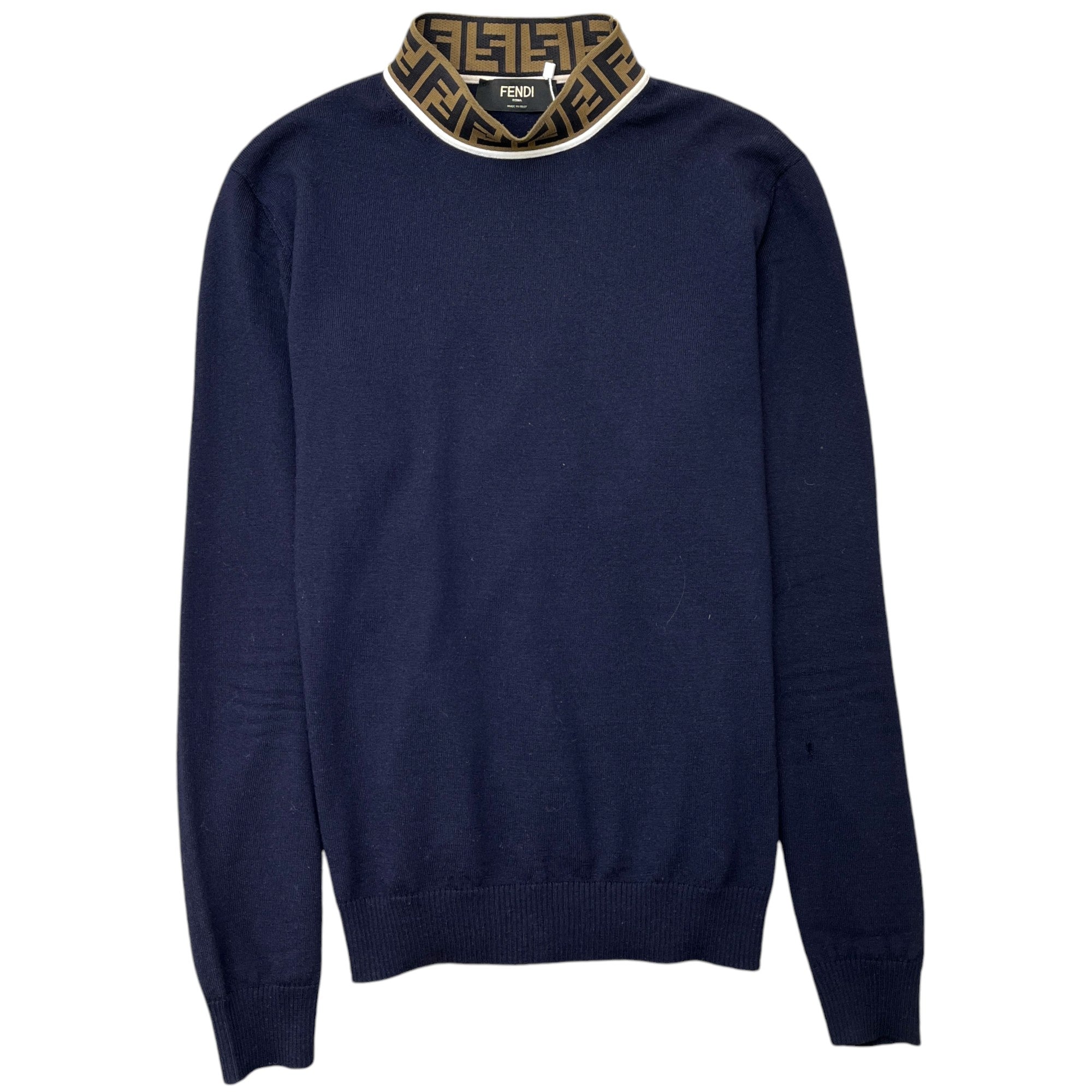 image of Men's Ff Logo Jumper Navy Size IT 46 / UK S