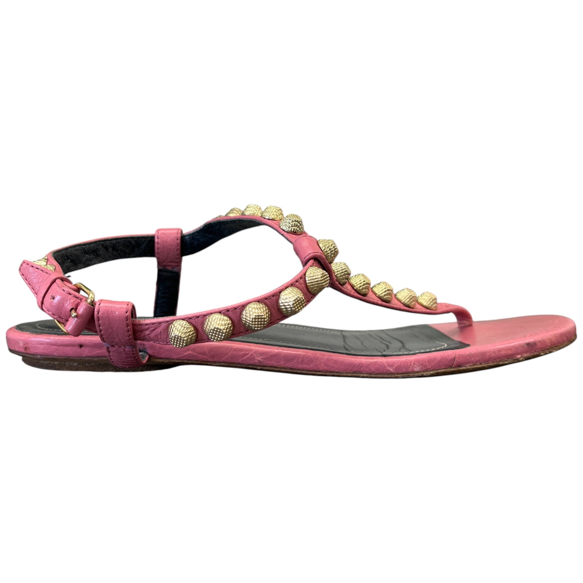 image of Women's Studded Sandals Pink Size EU 39 / UK 6