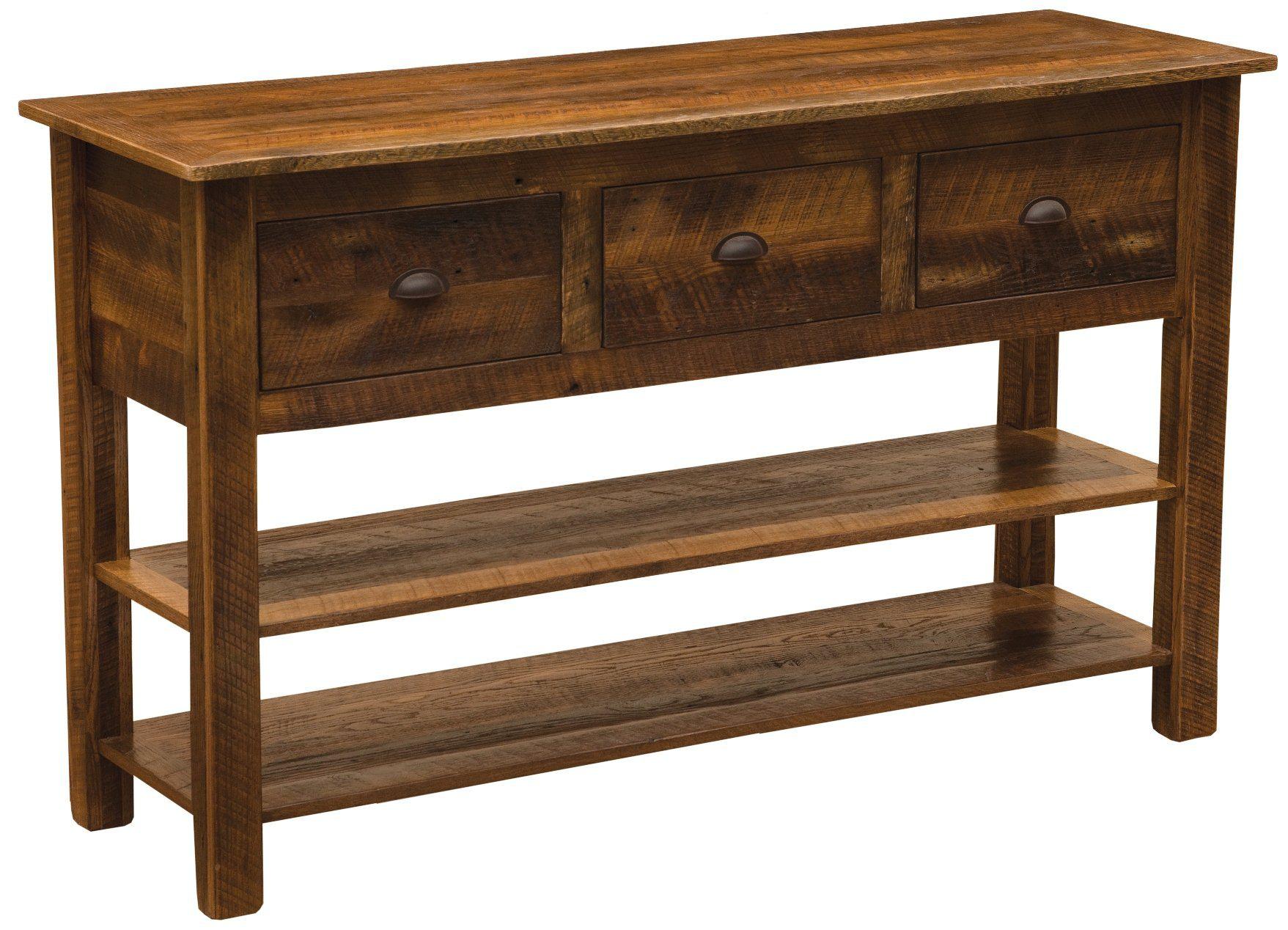 kitchen console table with drawers