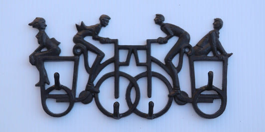 Blacksmith Tools Wall Hanger - Farrier Metalwork - Cast Iron Hooks