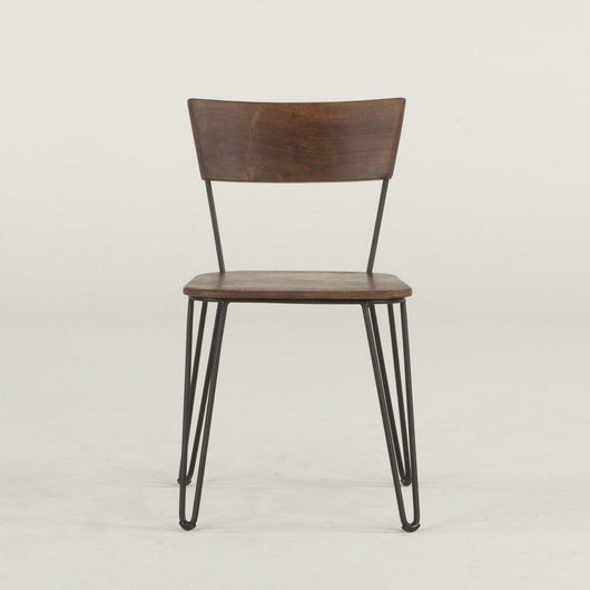 hairpin wood chair