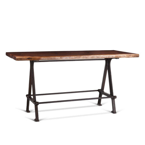 Modern Industrial Gathering Bar Table 72" - Pub Table - Rustic Deco Incorporated
