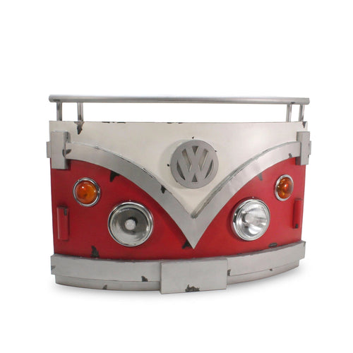 Retro Volkswagon Van Rustic 3D Metal Wall Light - Red - 48" x 34" - Rustic Deco Incorporated