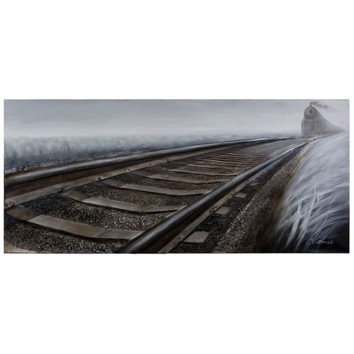 Rip Track Railroad 3D Canvas Wall Art - Painting - Steampunk-Rustic Deco Incorporated