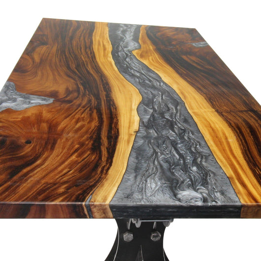 Andreen Rustic Design - 35 foot epoxy resin bar top.