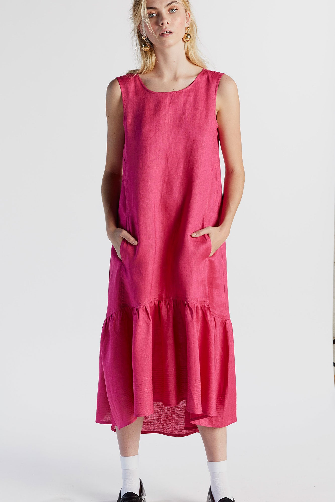 milly hot pink dress