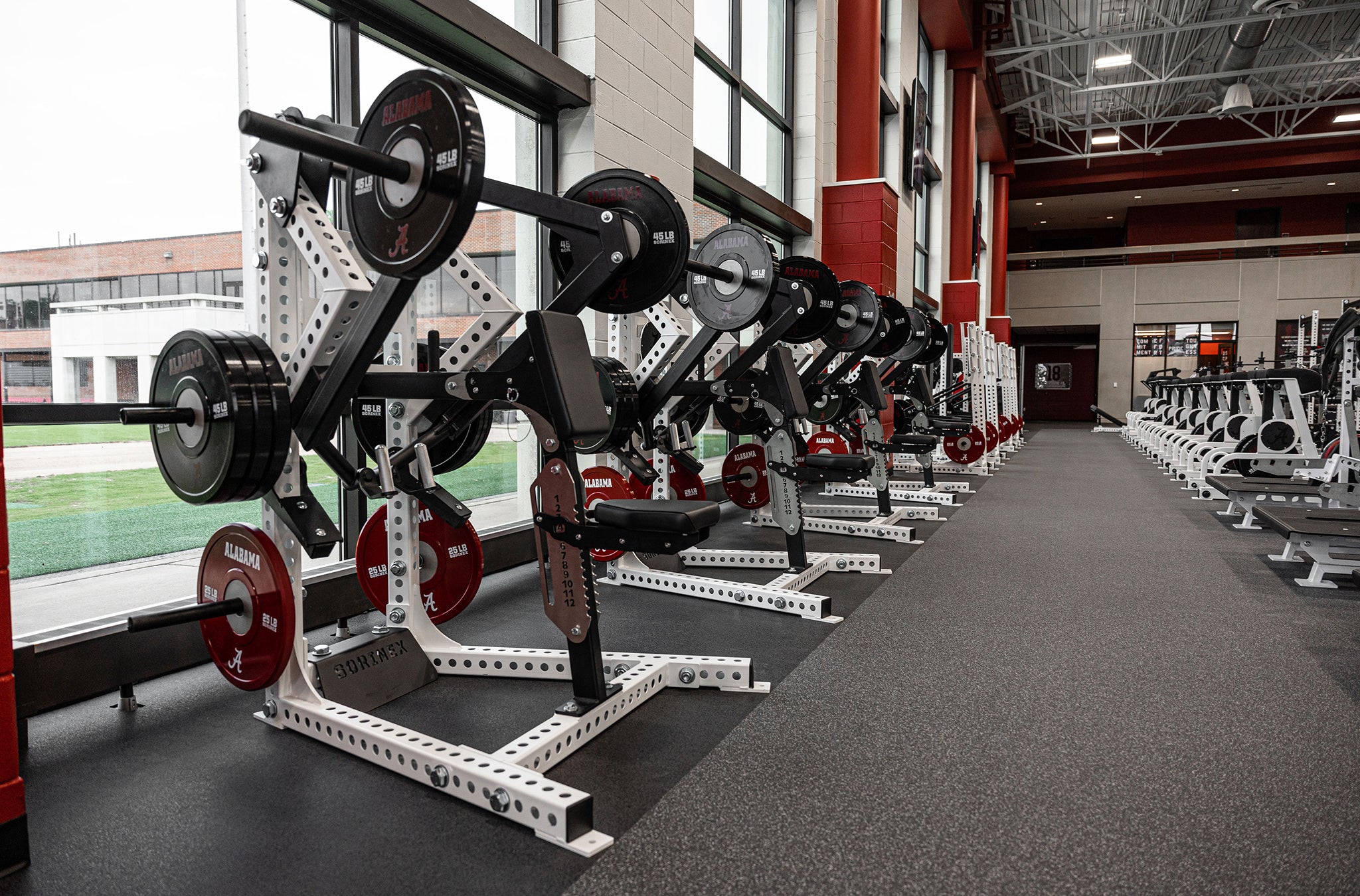 Alabama Crimson Tide Football Weight Room