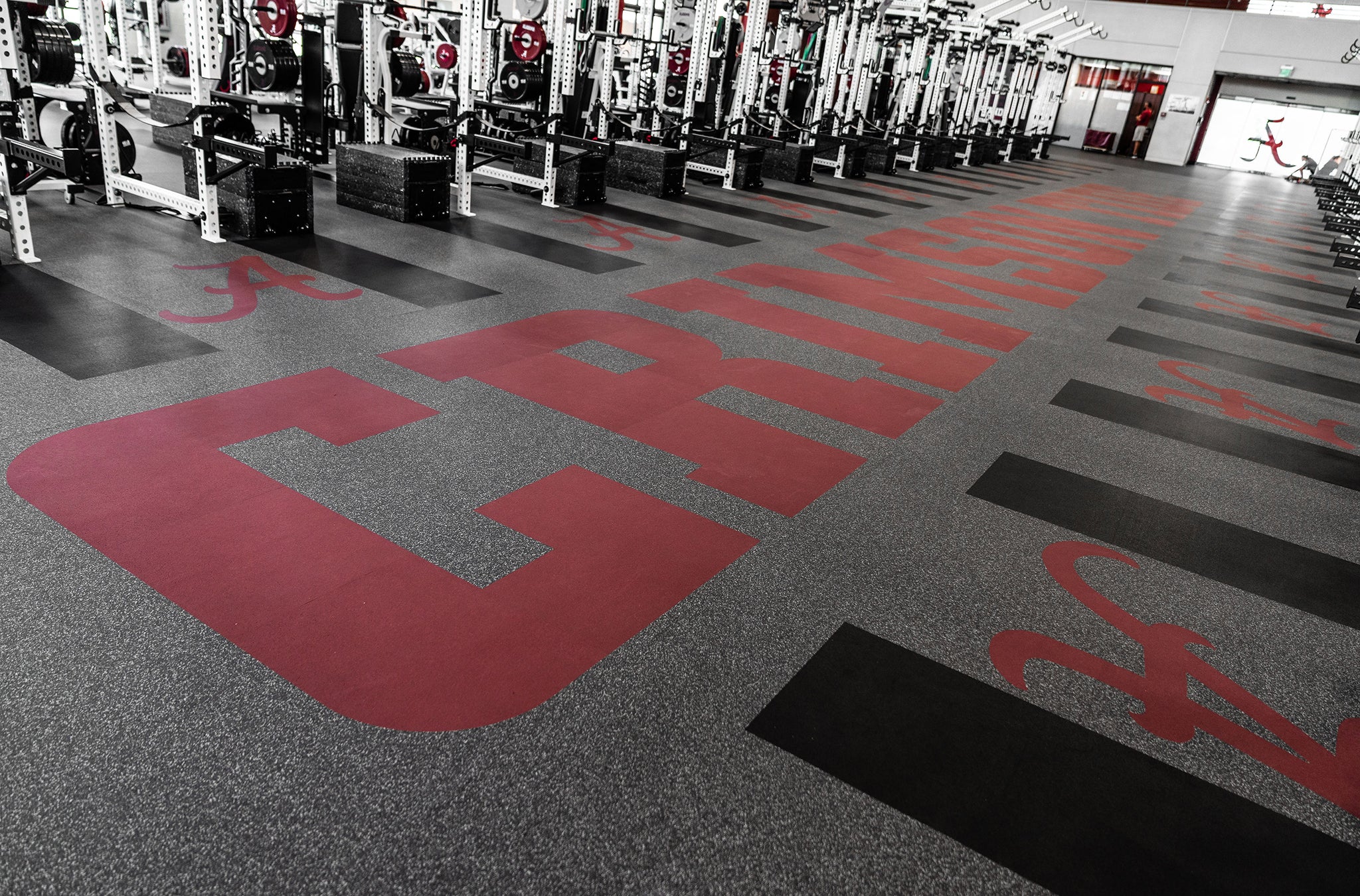 Alabama Crimson Tide Football Weight Room