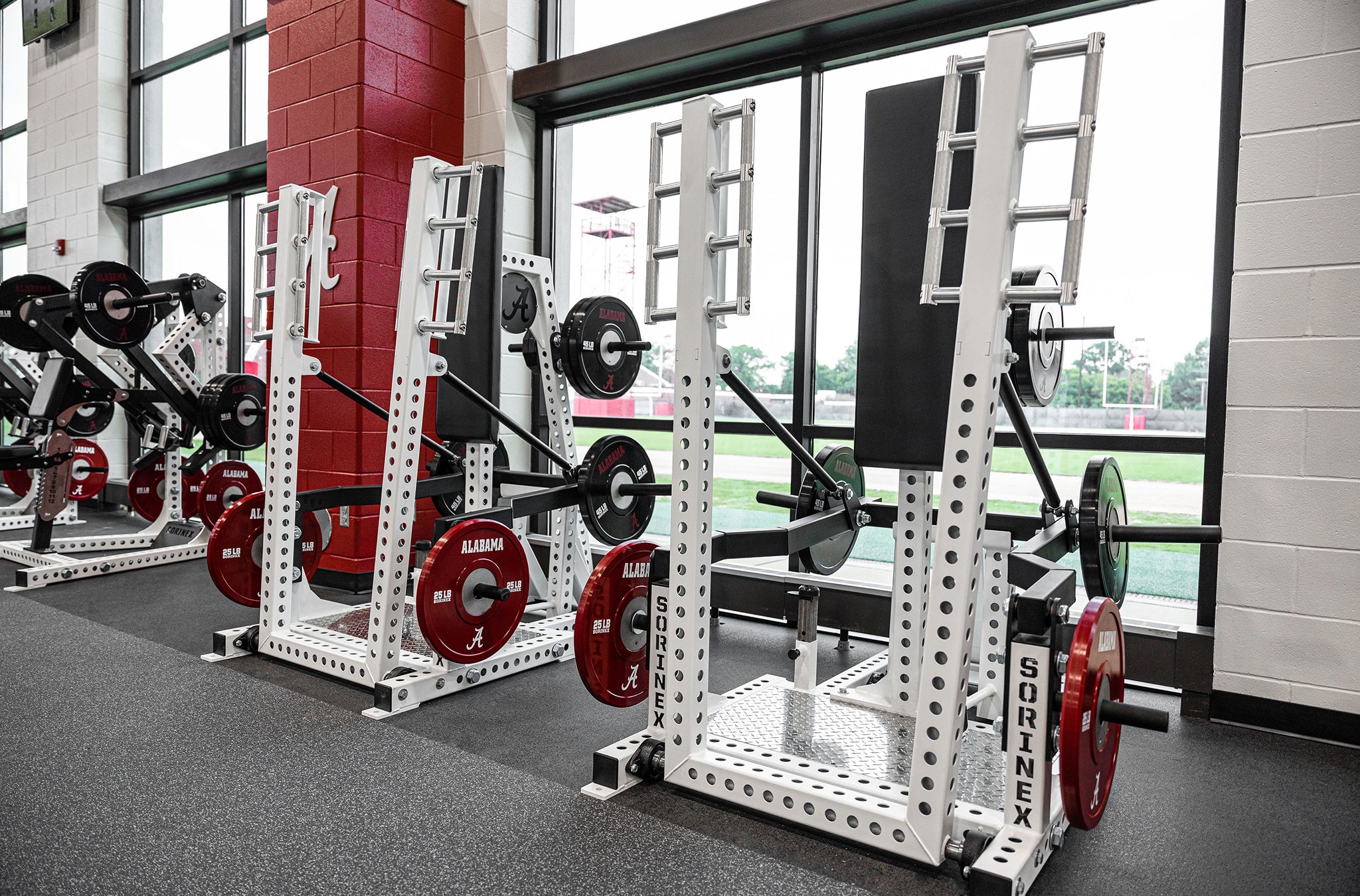 Alabama Crimson Tide Football Weight Room