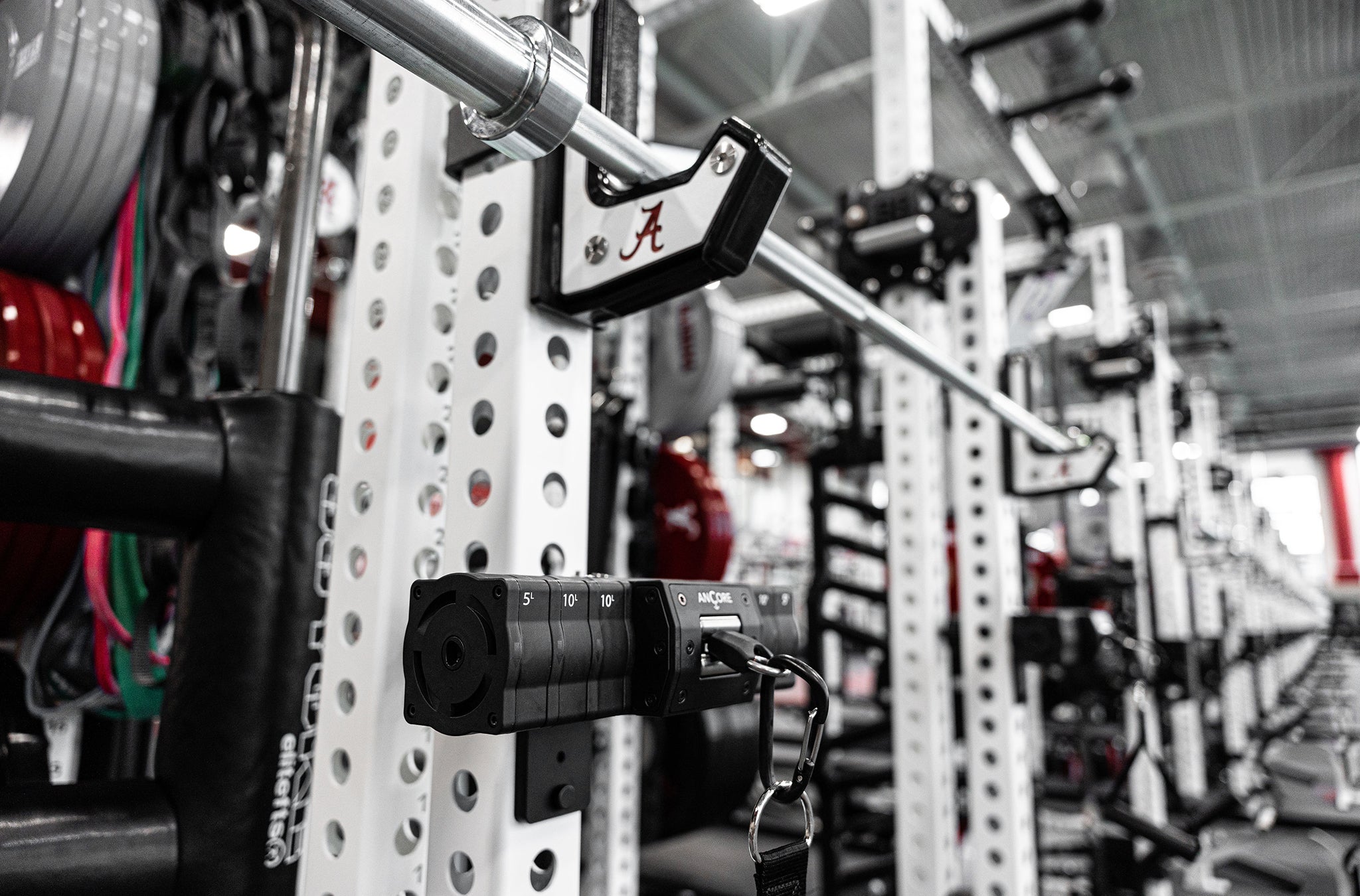 Alabama Crimson Tide Football Weight Room