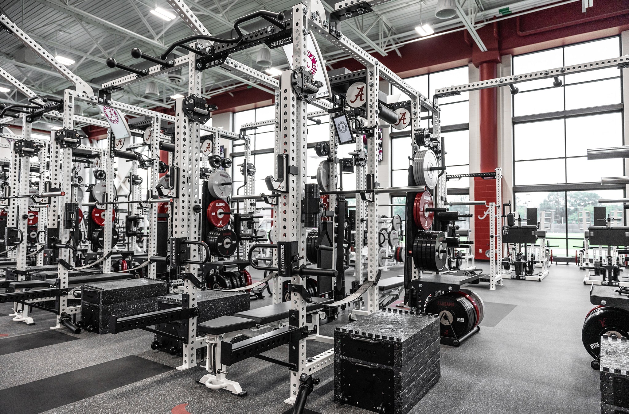 Alabama Crimson Tide Football Weight Room