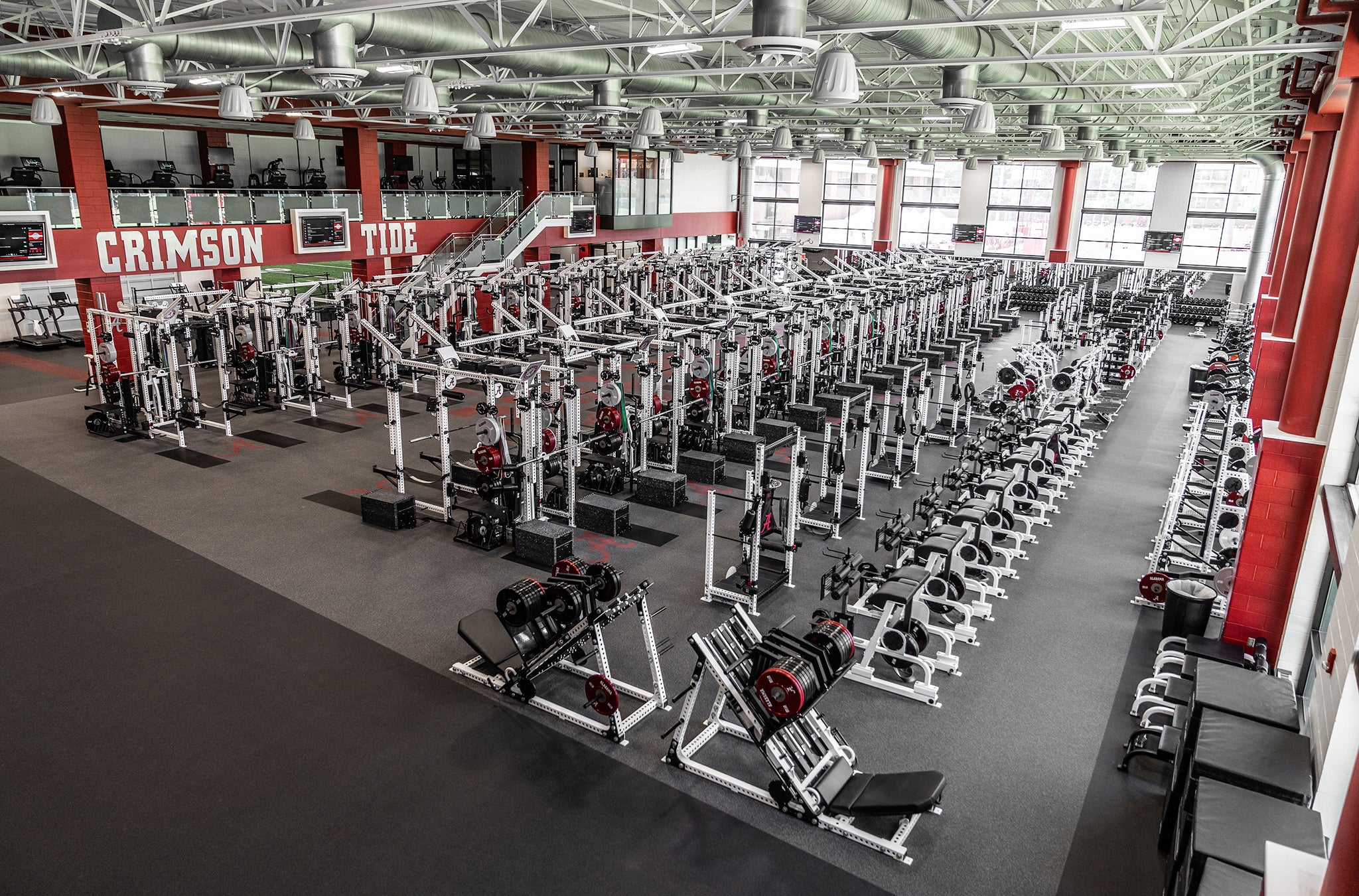 Alabama Crimson Tide Football Weight Room